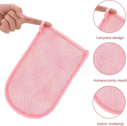 OEM Disposable Nylon Exfoliating Gloves | Little Cotton