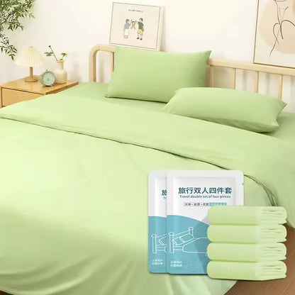 OEM Candy Color Printed Disposable Bedding Sets | Little Cotton Little Cotton