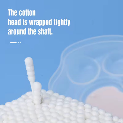 OEM Cute Cat Claw Box Baby Cotton Swabs 200pcs | Little Cotton
