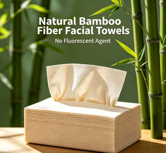 Wholesale Thickened Bamboo Fiber Face Towel | 26x30cm | Little Cotton