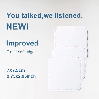 OEM 3-Layer Edge-Locked Square Cotton Pads | Little Cotton