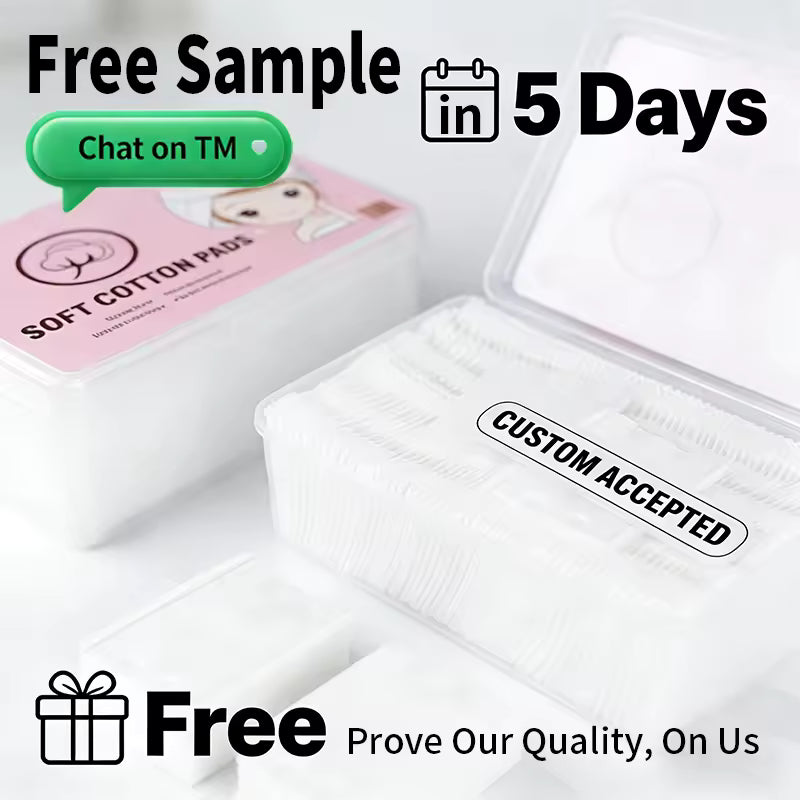 OEM 150gsm 3-Layer Makeup Remover Cotton Pads Wholesale | Little Cotton