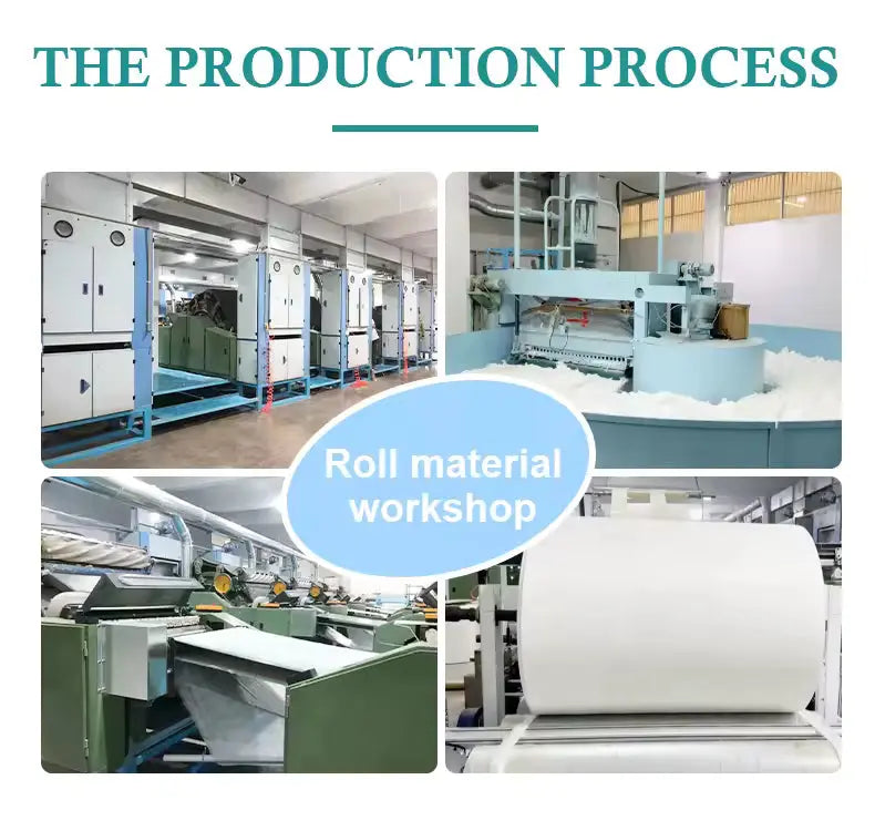 OEM 3-Layer Pure Cotton Fabric Roll | Little Cotton Raw Material Little Cotton