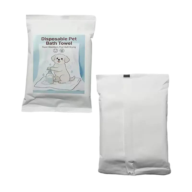 OEM 60x120cm Disposable Pet Bath Towels | 70g Heavy Duty | Little Cotton Little Cotton