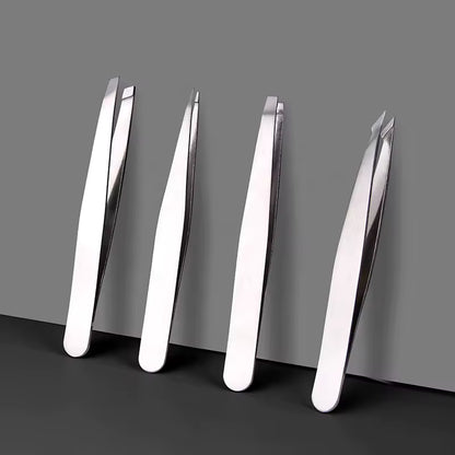 OEM Professional Slanted Eyebrow Tweezers | 430 Stainless Steel | Little Cotton