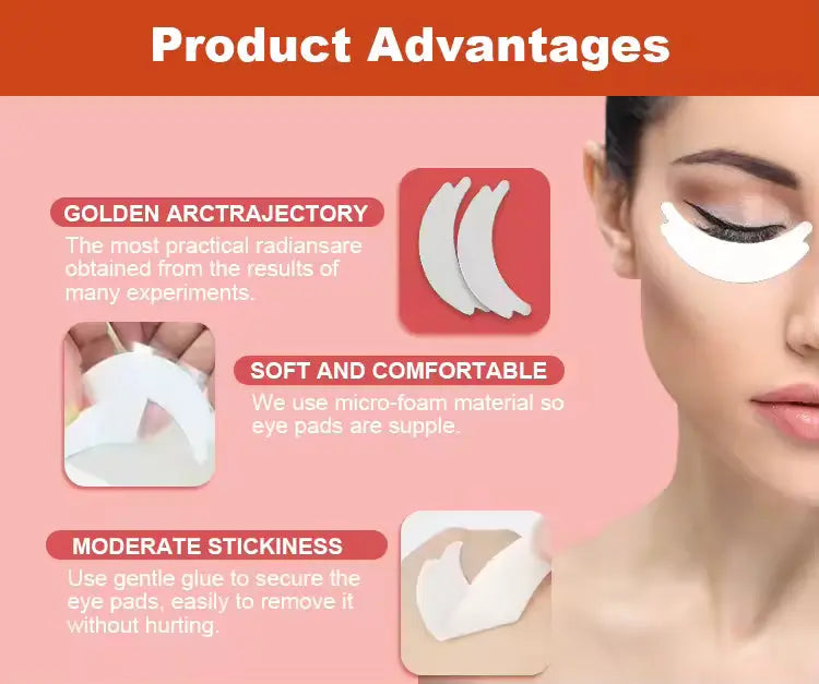 OEM Private Label Micro Foam Eye Pads for Lash Extensions | Little Cotton Little Cotton