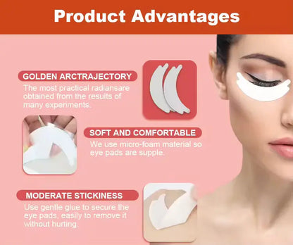 OEM Private Label Micro Foam Eye Pads for Lash Extensions | Little Cotton Little Cotton