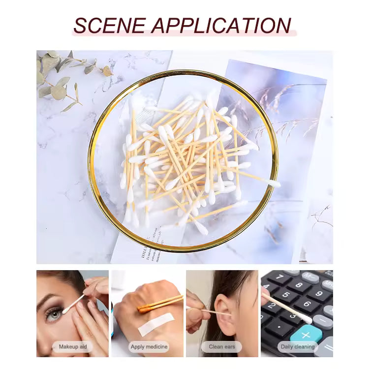 OEM Thin Cotton Swabs | Double Head Ear Buds & Q-Tips Factory