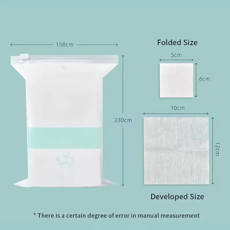 OEM Extra Large Stretchable Cotton Pads | Wet Compress & Makeup Removal Little Cotton