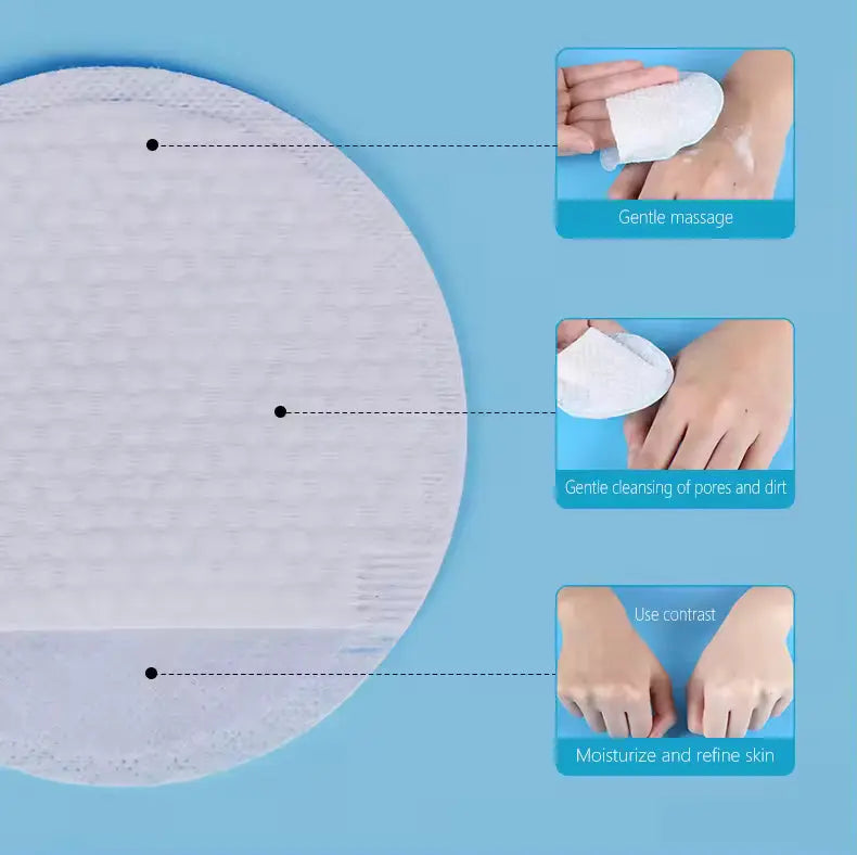 OEM Glycolic Acid Exfoliating Pads | Zero Pore Makeup Remover | Little Cotton Little Cotton