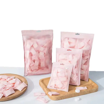 OEM 100PCS Mini Pink & White Compressed Towels | Little Cotton Little Cotton