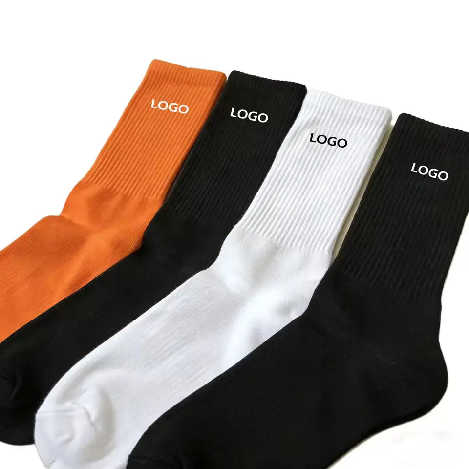 OEM Custom Terry Crew Travel & Disposable Socks | Little Cotton Little Cotton