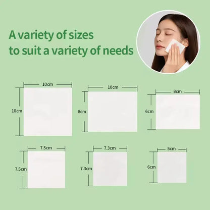 OEM 180pcs Organic 3-Layer Square Cotton Pads | Little Cotton Little Cotton