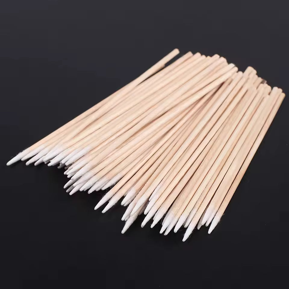 OEM Pointed Cotton Swabs for Microblading & Tattoo | Little Cotton