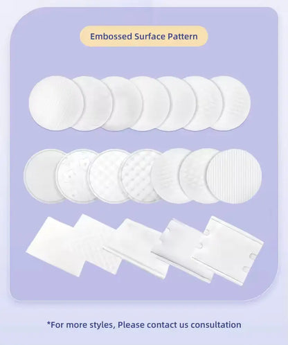 OEM 3-Layer Round Cotton Pads for Eye & Face | Little Cotton Little Cotton