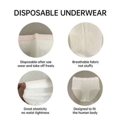 OEM Pure Cotton Disposable Women's Travel Underwear | Little Cotton Little Cotton