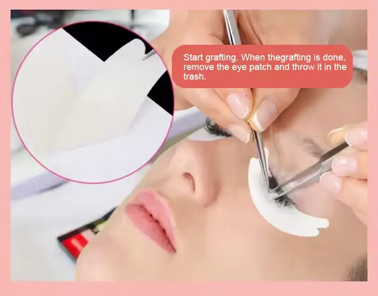 OEM Private Label Micro Foam Eye Pads for Lash Extensions | Little Cotton Little Cotton