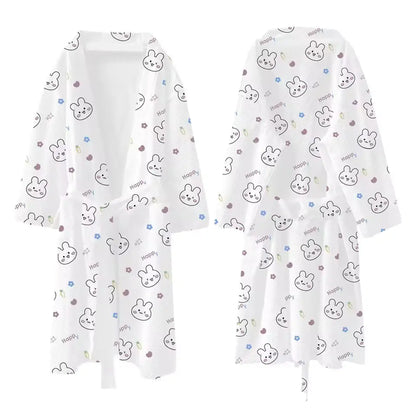 OEM Biodegradable Disposable Spunlace Bathrobes | Little Cotton Little Cotton