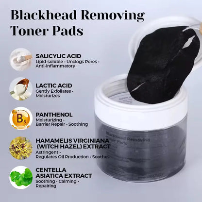 OEM Lactic Acid Blackhead Removal Pads | Panthenol Calming | Little Cotton Little Cotton