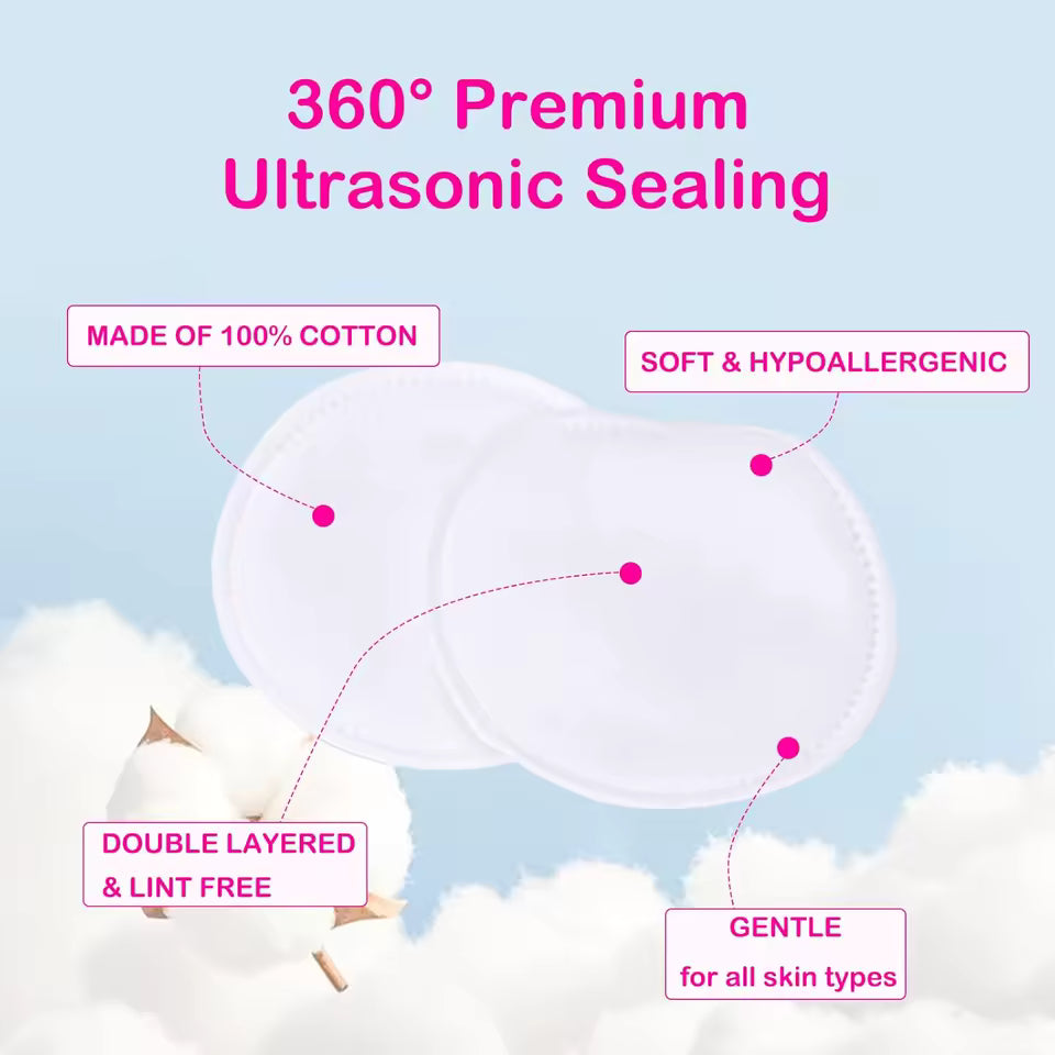 OEM Biodegradable Hypoallergenic Cotton Rounds | Little Cotton
