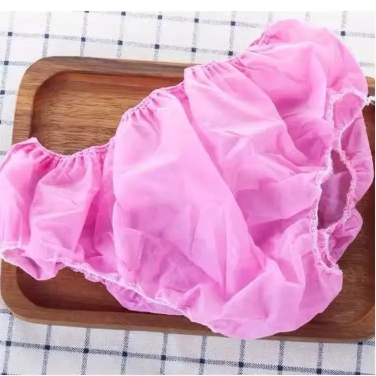 OEM Disposable Women Panties | 50pcs Bulk Spa Underwear Little Cotton