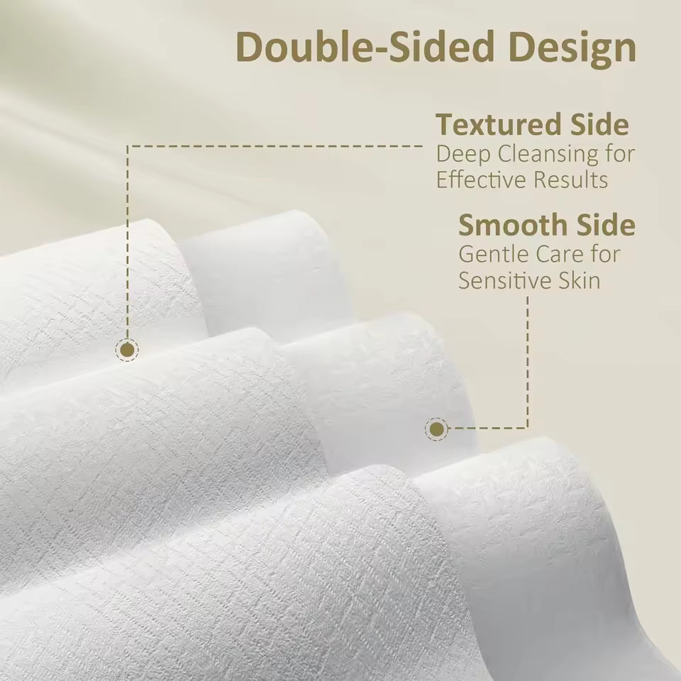 OEM 70GSM Biodegradable Viscose Face Towels | Little Cotton