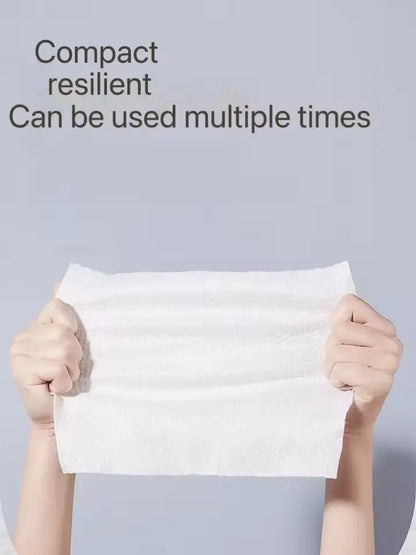 OEM Disposable Wet/Dry Cotton Facial Cleaning Towels | Little Cotton Little Cotton