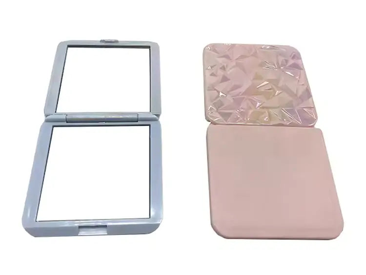 OEM Colorful Diamond Double-Sided Pocket Mirror | Little Cotton Little Cotton | Disposable Cotton Products Manufacturer & Wholesale