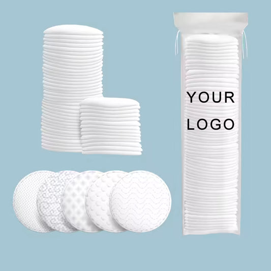 OEM Pure Cotton Round Facial Cleaning Pads | Little Cotton