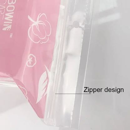 Bespoke 5.8cm 150GSM round cotton pads for premium skincare, precision private label manufacturing by Little Cotton.