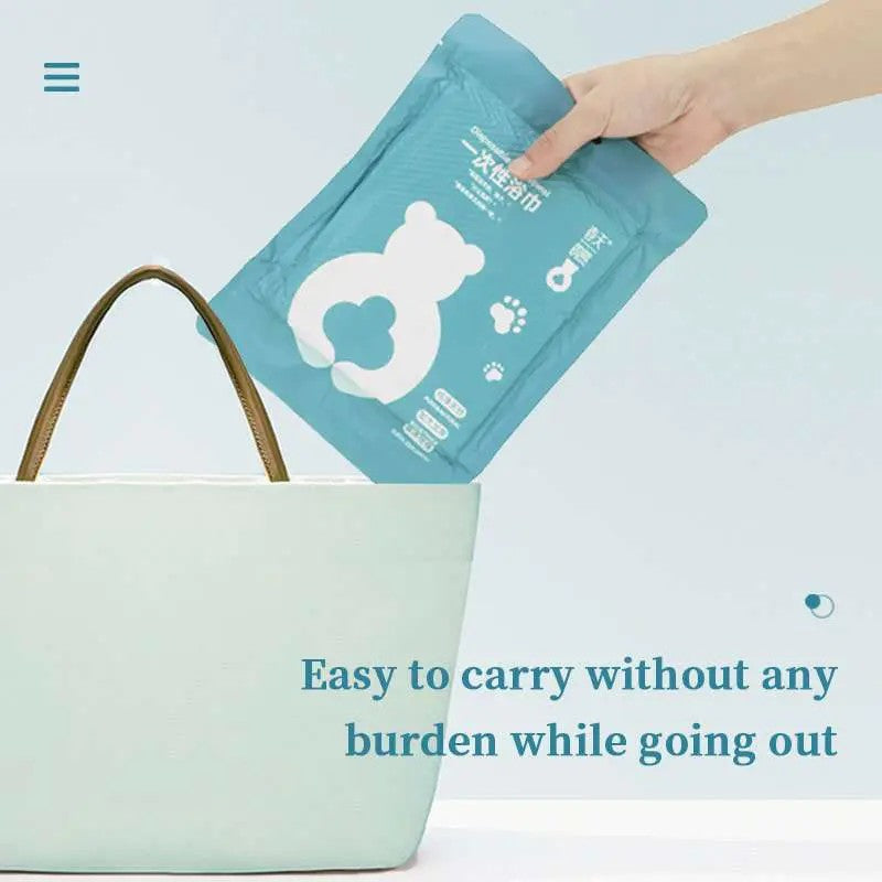 Cost-effective 70x140cm quick-dry viscose disposable bath towels for salons and gyms, mass-produced by Little Cotton facility.