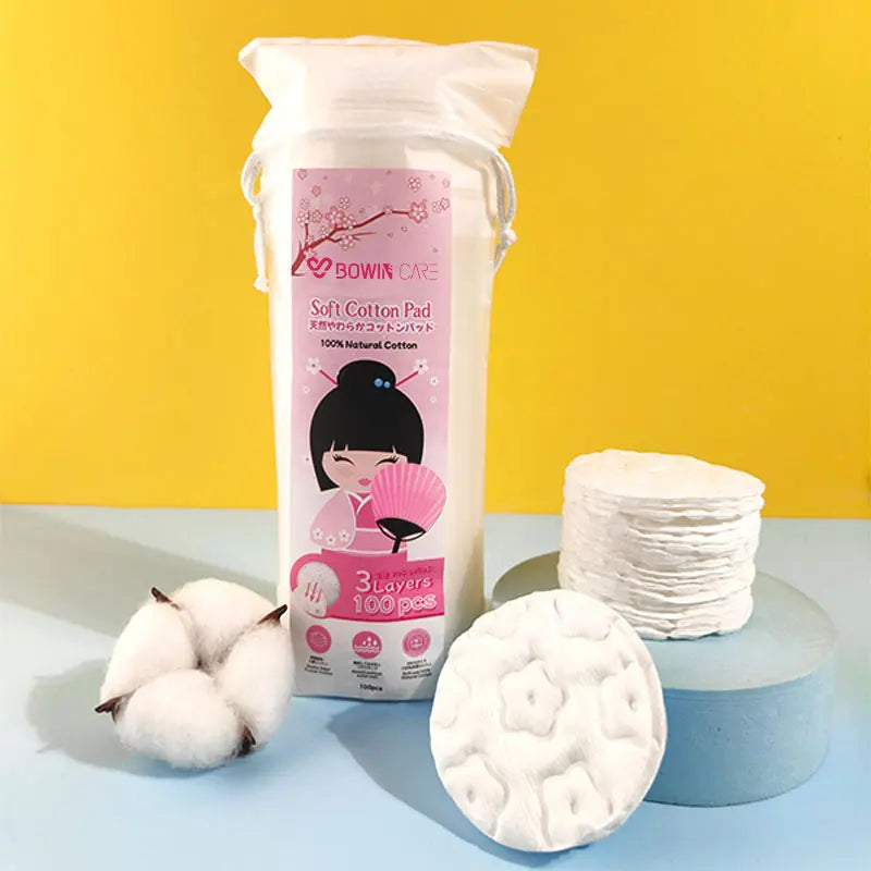 OEKO-TEX certified 180GSM reusable toner pads for zero-waste skincare, manufactured by Little Cotton's eco-certified facility.